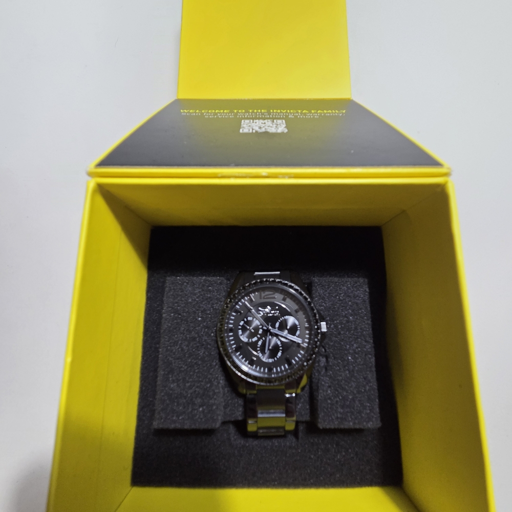 Invicta Midnight Black Multifunction Watch - Picture 2 of 4